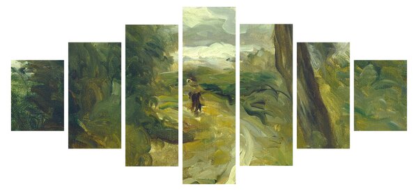 Obraz - Auguste Renoir, Landscape between Storms, reprodukce (210x100 cm)