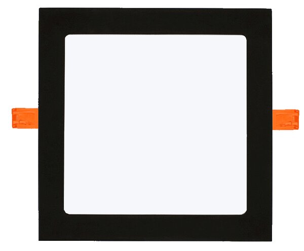 LEDsviti Černý vestavný LED panel 12W čtverec 170x170mm denní bílá (12529)