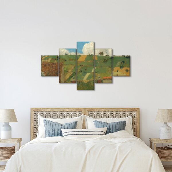 Obraz - Edouard Vuillard, Landscape of the Ile de France, reprodukce (125x70 cm)