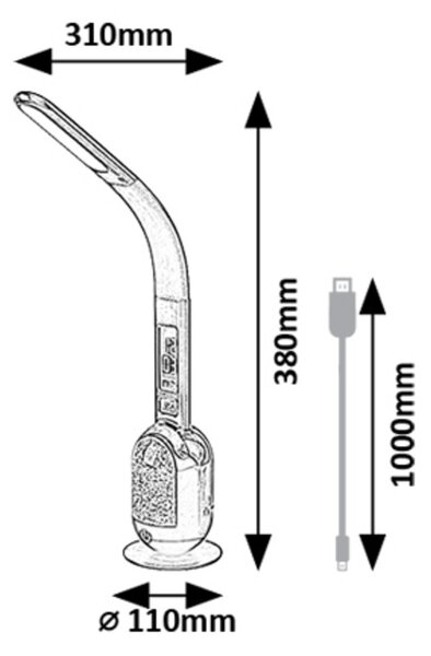 Rabalux FIGEN LED stolní lampa 74231