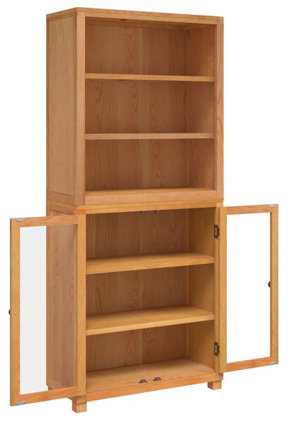 Sada úložného nábytku s policí 2 ks Přírodní 80 x 35 x 185 cm 3328624