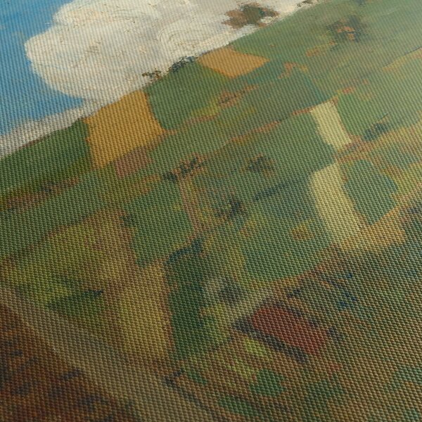 Obraz - Edouard Vuillard, Landscape of the Ile de France, reprodukce (30x30 cm)