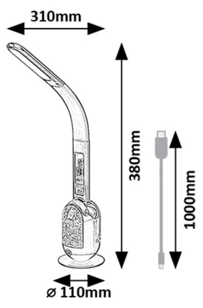 Rabalux FIGEN LED stolní lampa 74230