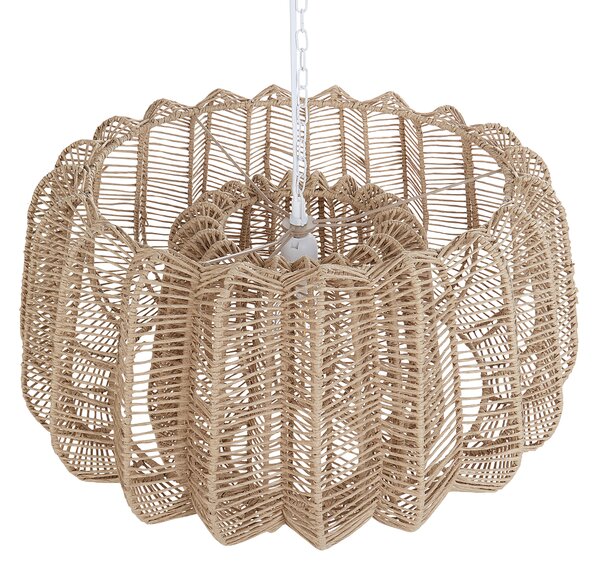 Závěsná lampa SAISI Papírové lano Béžová