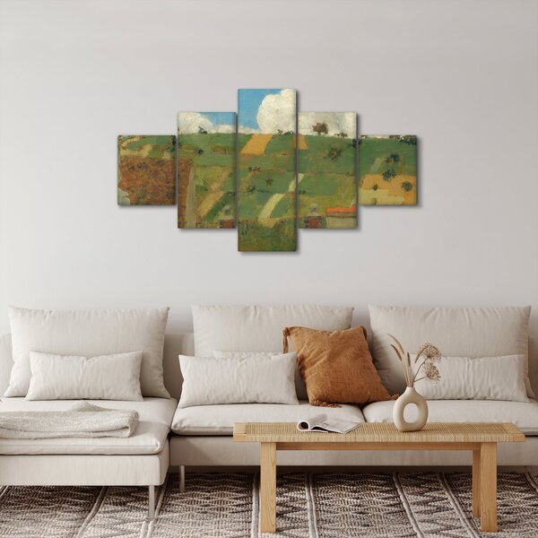 Obraz - Edouard Vuillard, Landscape of the Ile de France, reprodukce (125x70 cm)