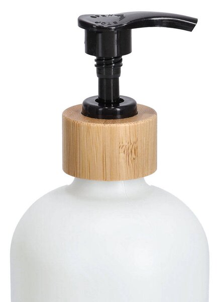 Sada davkováčů na saponát a mýdlo s bambusovým táckem, 2 x 500 ml