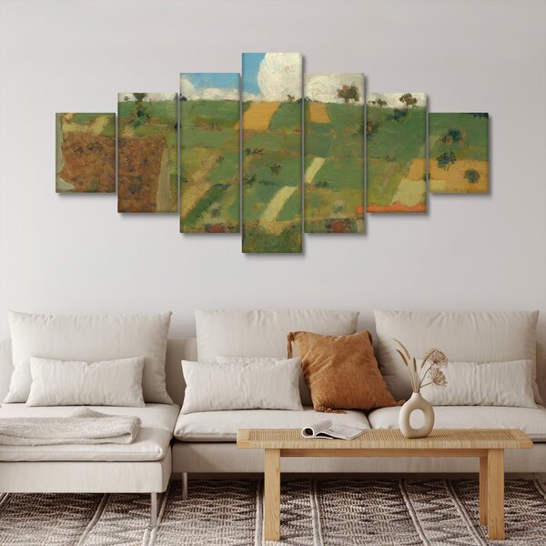 Obraz - Edouard Vuillard, Landscape of the Ile de France, reprodukce (210x100 cm)