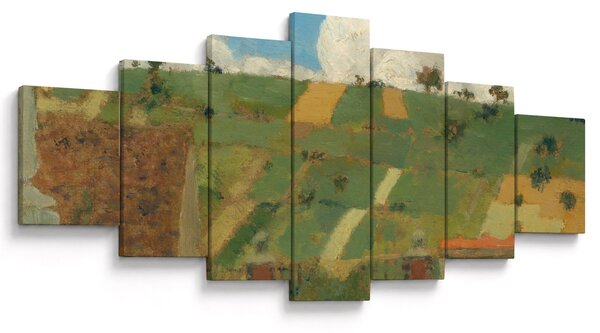 Obraz - Edouard Vuillard, Landscape of the Ile de France, reprodukce (210x100 cm)