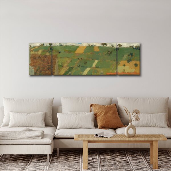 Obraz - Edouard Vuillard, Landscape of the Ile de France, reprodukce (170x50 cm)