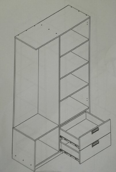 Předsíňová stěna COMPACT