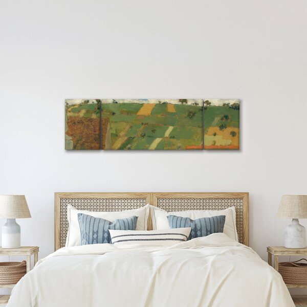 Obraz - Edouard Vuillard, Landscape of the Ile de France, reprodukce (170x50 cm)