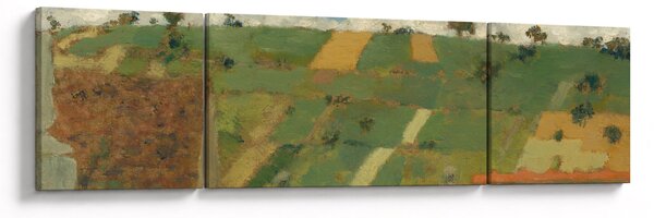 Obraz - Edouard Vuillard, Landscape of the Ile de France, reprodukce (170x50 cm)