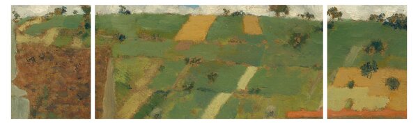 Obraz - Edouard Vuillard, Landscape of the Ile de France, reprodukce (170x50 cm)