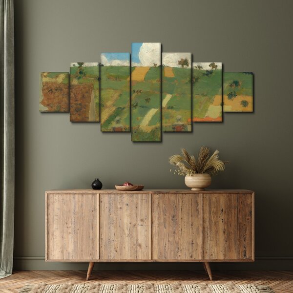 Obraz - Edouard Vuillard, Landscape of the Ile de France, reprodukce (210x100 cm)