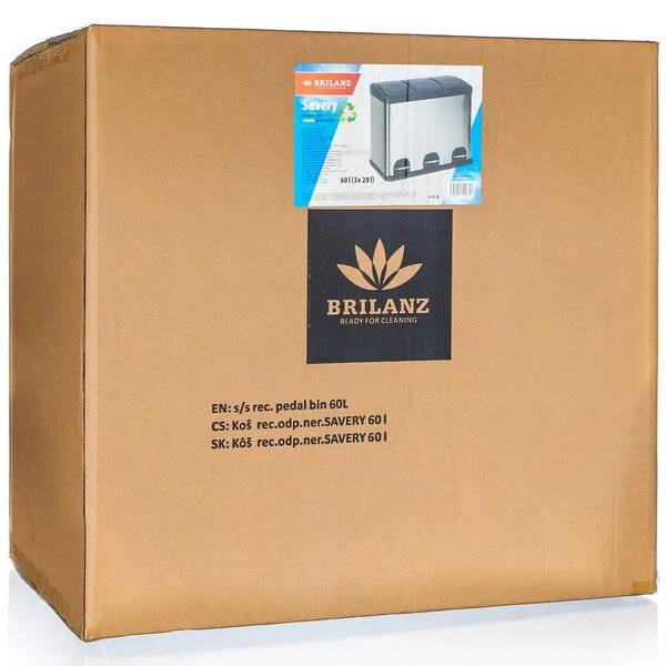 Brilanz Koš na tříděný odpad Savery, 3 x 20 l, 60 l