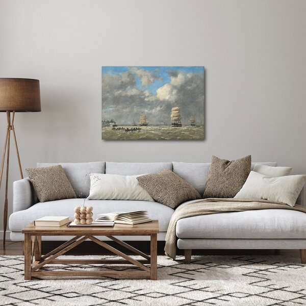 Obraz - Eugène Boudin, Le Havre, reprodukce (70x50 cm)