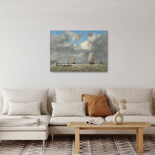 Obraz - Eugène Boudin, Le Havre, reprodukce (70x50 cm)