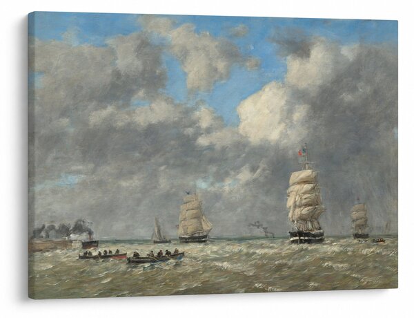 Obraz - Eugène Boudin, Le Havre, reprodukce (70x50 cm)