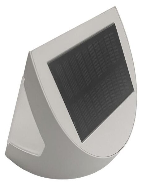 Nedes Solární venkovní nástěnné LED svítidlo se senzorem bílé 3W, 300lm, 3000K - 4000K