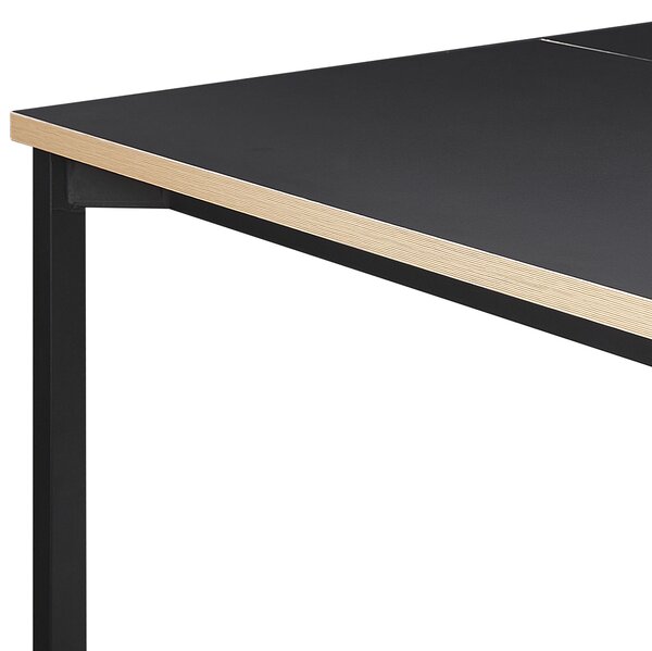 Rozkládací jídelní stůl AVIS Černá 140/190 cm 90 cm