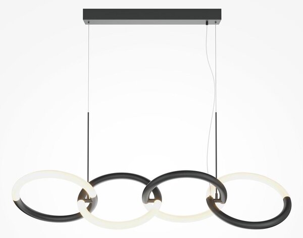 Maytoni Závěsné LED svítidlo NODE, 40W, d. 100 cm, CRI90 Barva: Černá