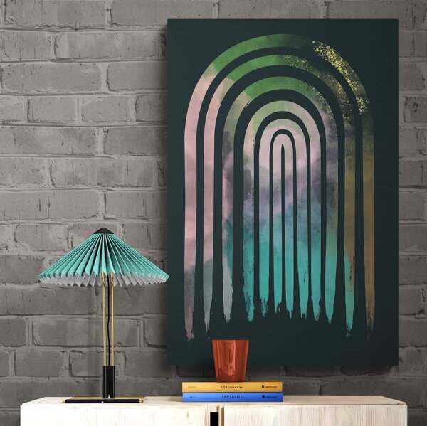 Obraz street art duha Mid-Century