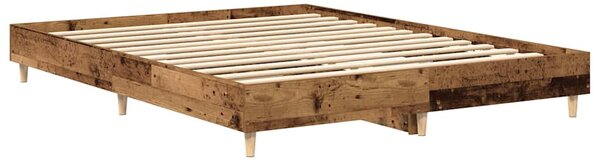 Rám postele bez matrace Staré dřevo 150x200 cm kompozitní dřevo 3328715