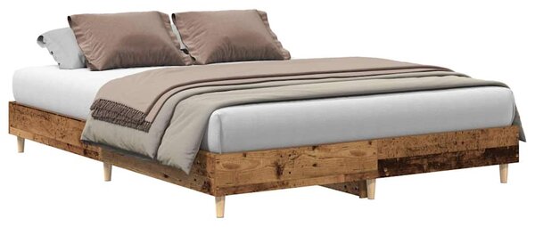 Rám postele bez matrace Staré dřevo 150x200 cm kompozitní dřevo 3328715
