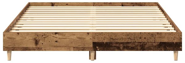 Rám postele bez matrace Staré dřevo 150x200 cm kompozitní dřevo 3328715