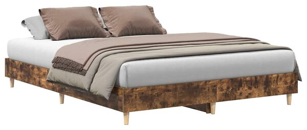 Rám postele bez matrace kouřový dub Engineered Wood 3328712