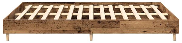 Rám postele bez matrace Staré dřevo 150x200 cm kompozitní dřevo 3328715