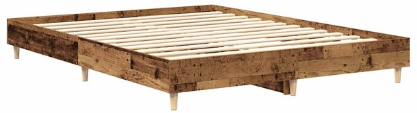 Rám postele bez matrace Staré dřevo 150x200 cm kompozitní dřevo 3328715