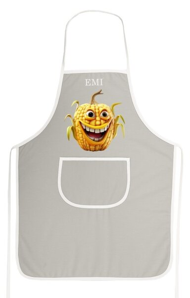 Kuchyňská zástěra Corny EMI, šedá