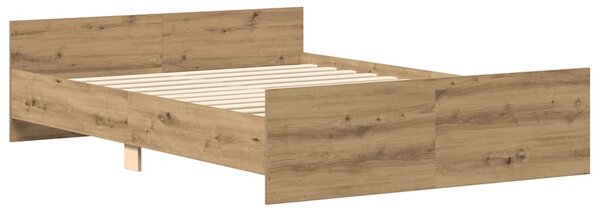 Rám postele bez matrace Řemeslnický dub Dřevěné konstrukce 3328788