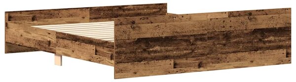 Rám postele bez matrace Staré dřevo 180x200cm Technické dřevo 3328760
