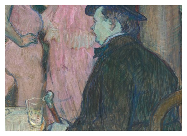 Obraz - Henri de Toulouse-Lautrec, Maxime Dethomas, reprodukce (70x50 cm)