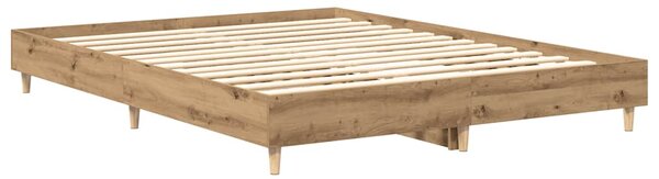 Rám postele bez matrace Artisan Dub 140x200 cm kompozitní dřevo 3328725