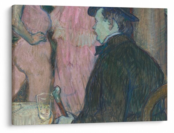 Obraz - Henri de Toulouse-Lautrec, Maxime Dethomas, reprodukce (70x50 cm)
