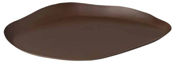 Broste Copenhagen Kovový podnos Mie Puce Red - Large BC171