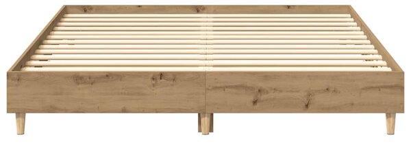 Rám postele bez matrace Artisan Dub 140x200 cm kompozitní dřevo 3328725