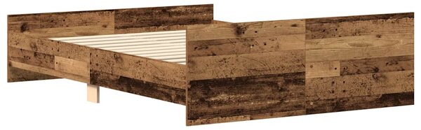 Rám postele bez matrace Staré dřevo 120x190cm Technické dřevo 3328769