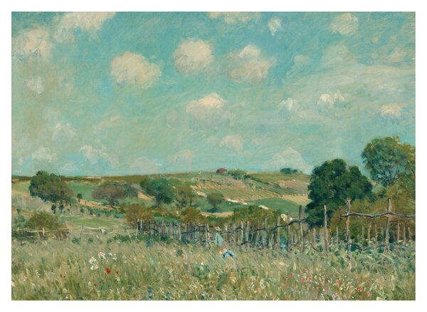 Obraz - Alfred Sisley, Meadow, reprodukce (70x50 cm)