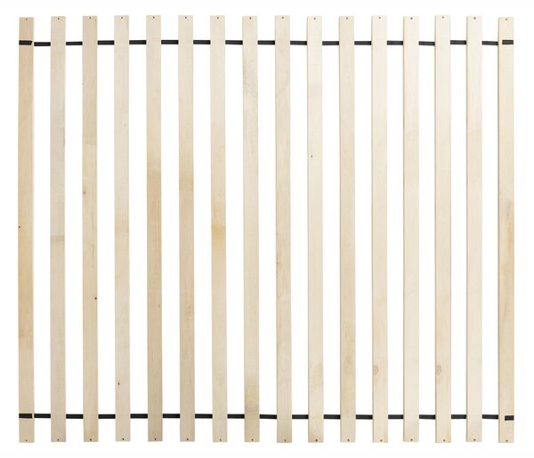 Postel Tkanina LINARDS 180 x 200 cm Krémově bílá