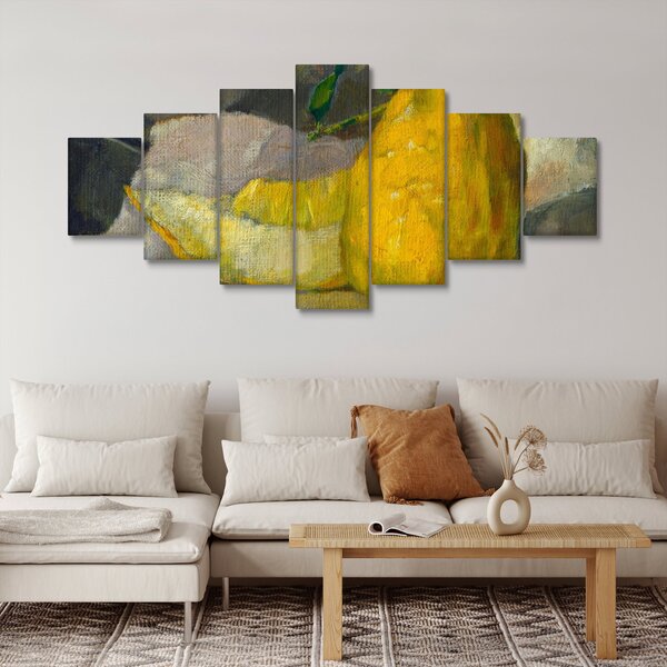 Obraz - French 19th Century, Melon and Lemon, reprodukce (210x100 cm)