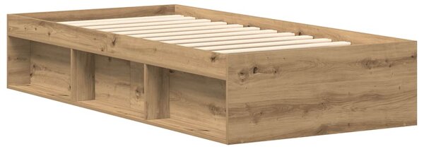 Rám postele bez matrace Řemeslnický dub Dřevěné konstrukce 3328821