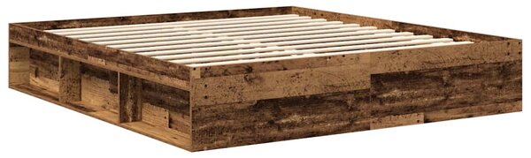 Rám postele bez matrace Staré dřevo 180x200cm Technické dřevo 3328861
