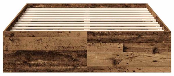 Rám postele bez matrace Staré dřevo 120x190cm Technické dřevo 3328876