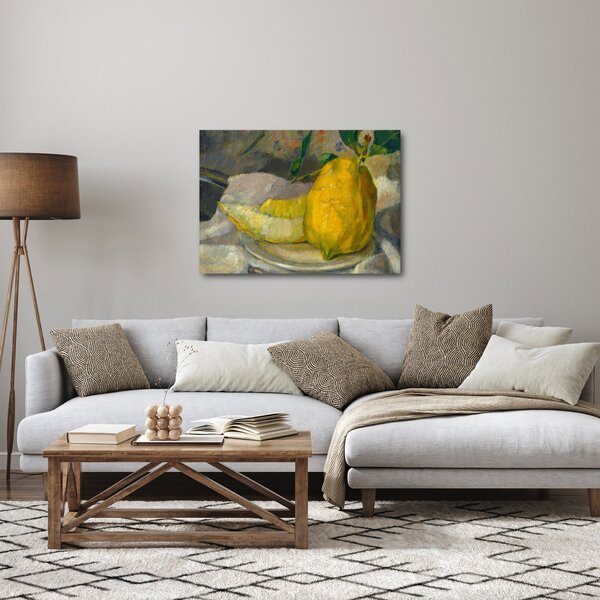 Obraz - French 19th Century, Melon and Lemon, reprodukce (70x50 cm)