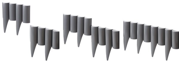 Palisáda | Délka: 2,5 m | Tvar: D | Barva: antracit | .cz