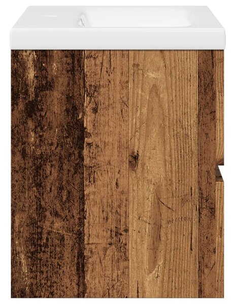 Skříňka se zápustným umyvadlem old wood 3328921